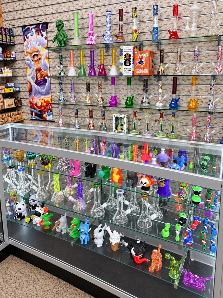 Space Club shop shelves