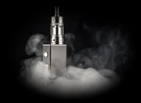 Vape mod in white smoke
